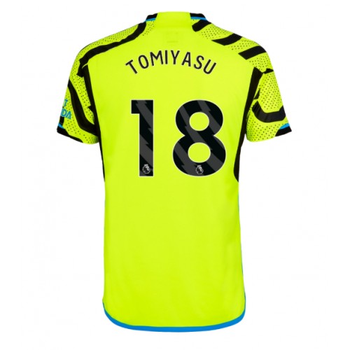 Fotbalové Dres Arsenal Takehiro Tomiyasu #18 Venkovní 2023-24 Krátký Rukáv